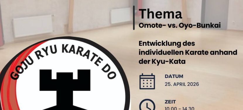 Lehrgangsausschreibung für den 25. April 2026